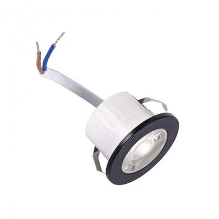 Oprawy-sufitowe - czarna oprawa sufitowa led okrągła o mocy 3w 4000k fin led c 03873 ideus 
