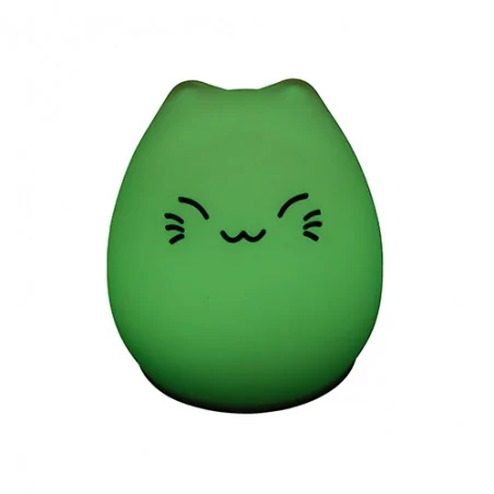 Oswietlenie-do-pokoju-dzieciecego - lampa stołowa biała kot na baterie 4500k pupil led 09886 ideus 