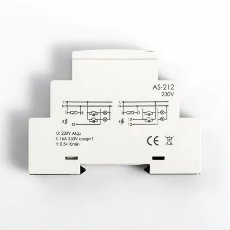 Przekazniki-bistabilne - bis-413 przekaźnik bistabilny z wyłącznikiem czasowym 230v 10a moduł f&f 