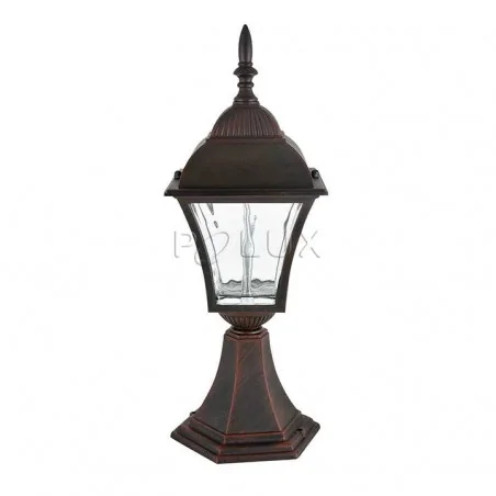 Lampy-ogrodowe-stojace - niska lampka do ogrodu stojąca led wiśniowa 40cm 3000k paris led 302052 polux 