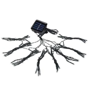 Ozdobne-oswietlenie-do-ogrodu - lampki solarne led pod parasol ogrodowy 6500k 311566 polux