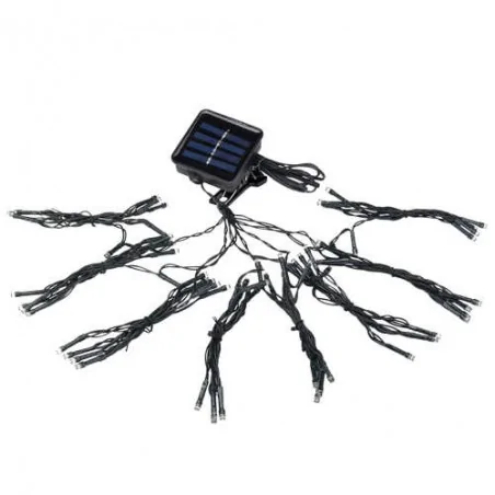 Ozdobne-oswietlenie-do-ogrodu - lampki solarne led pod parasol ogrodowy 6500k 311566 polux 