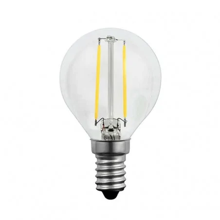 Gwint-trzonek-e14 - dekoracyjna żarówka led e14 bańka 2w-23w 3000k filament 305084 polux 