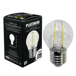 Zarowki-led - żarówka dekoracyjna led e27 z filamentami 2w-23w 3000k 305091 polux 