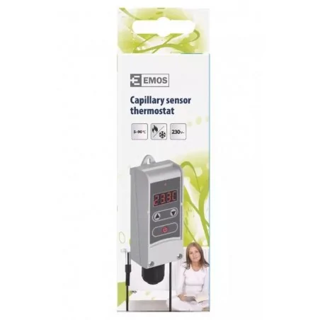 Regulatory-temperatury - termostat przylgowy p5684 z czujnikiem kapilarowym emos 