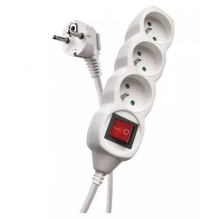 Przedluzacze-elektryczne - przedłużacz z wyłącznikiem 3 gniazda 3m s08272 emos - 1902130300 