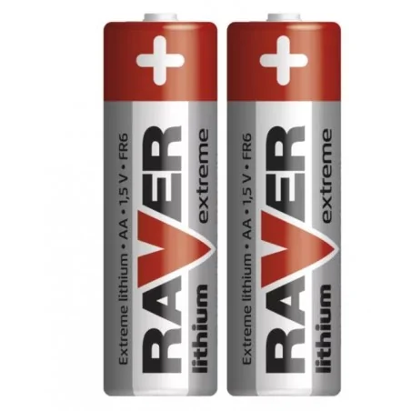 Baterie - bateria litowa raver lithium aa (fr6) blister 2 emos - 1321212000 
