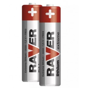 Baterie - bateria litowa raver lithium aaa (fr03) blister 2 emos - 1321112000 