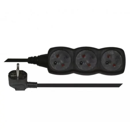 Przedluzacze-elektryczne - przedłużacz 3 gniazda 3m czarny pc0313 emos - 1902230300 