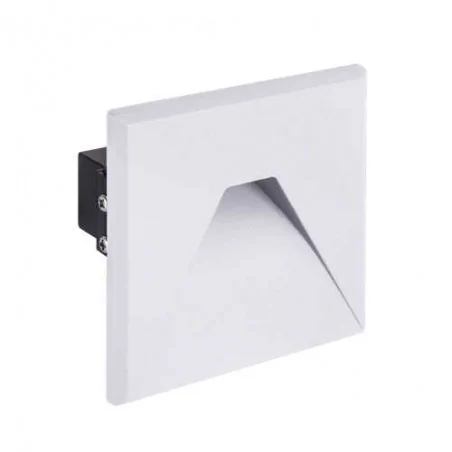 Oswietlenie-schodowe - biała oprawa schodowa led 4000k 1,6w kurs led d 03908 ideus 