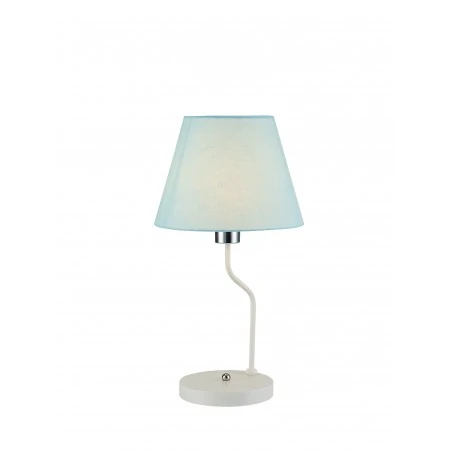 Lampki-nocne - lampa stołowa o tkaninowym kloszu 1x40w e14 york 50501099 ledea 