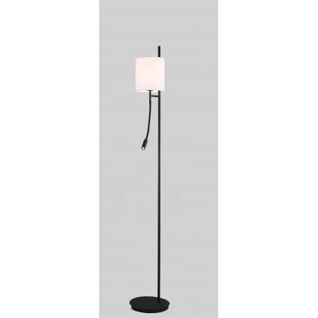 Lampy-stojace - lampa podłogowa metalowa o wysokości 176cm led + e27 40w+3w tokyo 50602139 ledea 