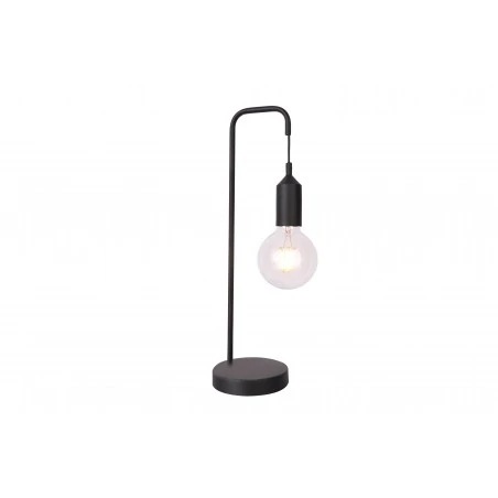 Lampki-nocne - lampa stołowa w klasycznej czerni bez klosza 1x40w e27 laren 50501194 candellux 