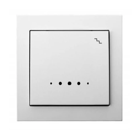 Wylaczniki-schodowe - biały mechanizm włącznika schodowego z podświetleniem łp-3ws/00 kier ospel 