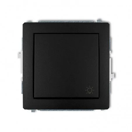 Wylaczniki-typu-swiatlo-zwierne - włącznik czarny mat światło zwierne 12dwp-5 deco karlik 