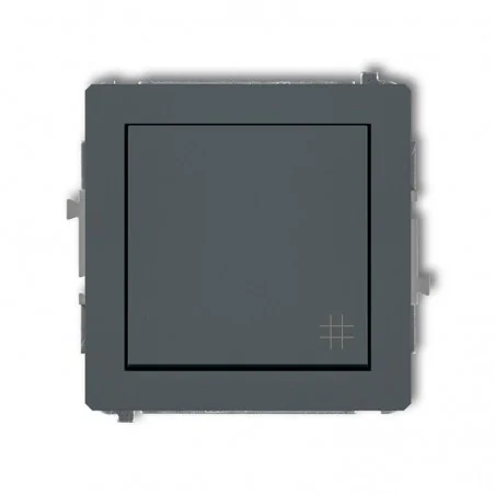 Wylaczniki-krzyzowe - włącznik krzyżowy grafitowy mat 28dwp-6 deco karlik 