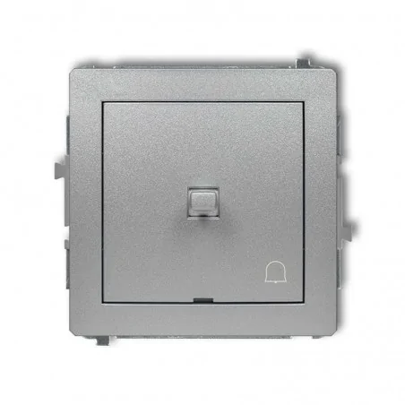 Wylaczniki-amerykanskie - włącznik amerykański dzwonkowy zwierny srebrny metalik 7dwpus-4 deco karlik 