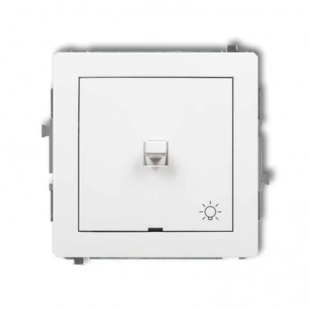 Wylaczniki-amerykanskie - włącznik zwierny z piktogramem światła biały dwpus-5 deco karlik 