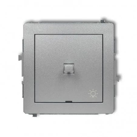 Wylaczniki-amerykanskie - srebrny metaliczny włącznik zwierny światło w stylu amerykańskim 7dwpus-5 deco karlik 