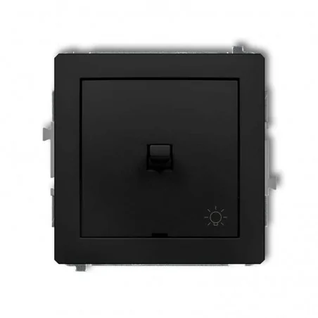 Wylaczniki-amerykanskie - czarny matowy włącznik światła zwierny amerykański 12dwpus-5 deco karlik 