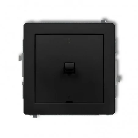 Wylaczniki-amerykanskie - amerykański włącznik dwubiegunowy czarny mat 12dwpus-9 deco karlik 