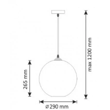 Lampy-sufitowe - lampa sufitowa wisząca beżowa sznur e27 il mio umea 316523 polux 