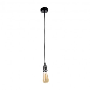 Lampy-sufitowe - lampa wisząca zwis na żarówkę e27 czarny il mio nola 315533 polux 