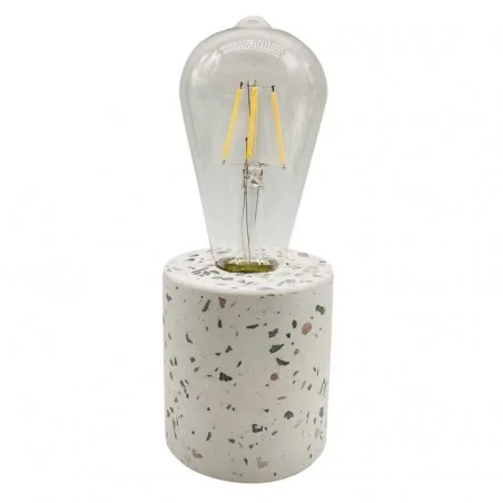 Lampki-biurkowe - lampka dekoracyjna led na baterie 2xaa biała lastryko 315199 polux 