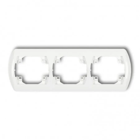 Ramki-potrojne - ramka pozioma potrójna biała rh-3 trend karlik 