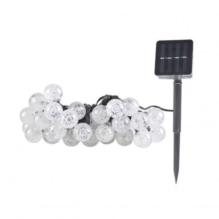 Lampy-ogrodowe-wiszace - girlanda solarna kuleczki ciepłe światło 30 led kulki 315236 polux 