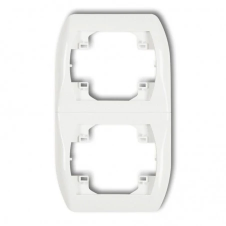 Ramki-podwojne - ramka pionowa podwójna biała rv-2 trend karlik 