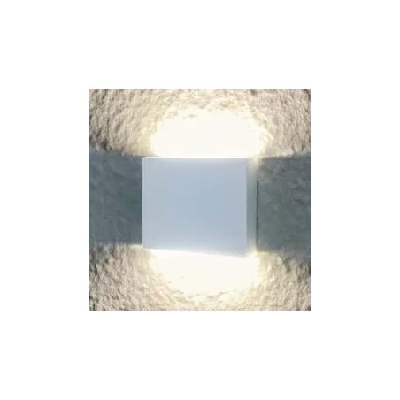 Kinkiety-zewnetrzne - kinkiet elewacyjny dwukierunkowy biały led chicago 4000k polux 