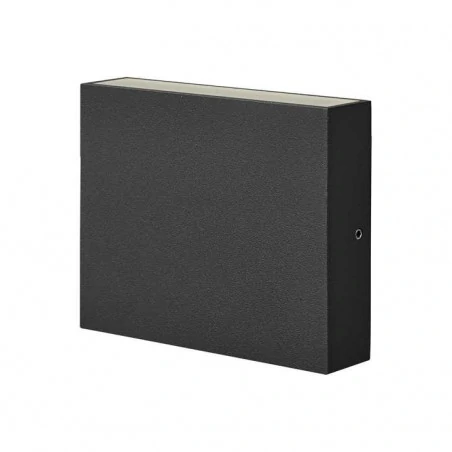 Kinkiety-zewnetrzne - kinkiet elewacyjny led dwukierunkowy góra-dół czarny chicago 315656 polux 