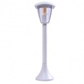 Slupki-ogrodowe - biała lampa ogrodowa latarnia słupek fox white eko-light