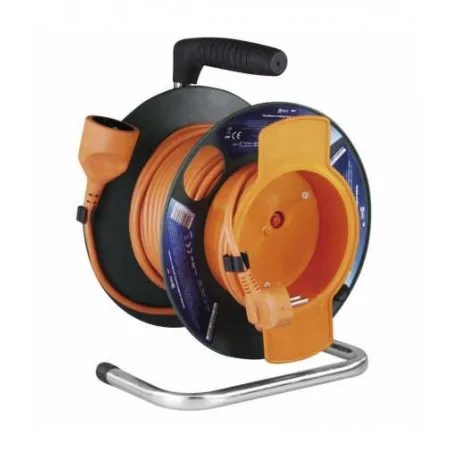 Przedluzacze-bebnowe - przedłużacz zwijany - 1 gniazdo, 3x1,5, 25m emos - 1908012501 