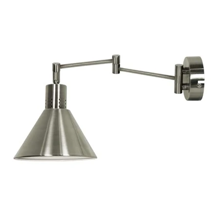 Kinkiety-do-salonu - satynowy kinkiet na wysięgniku 1x40w e14 copenhagen 21-41753 candellux 