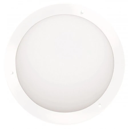 Plafony - plafon łazienkowy biały 31cm 10w led 6500k ip44 aquila 13-63151 candellux 