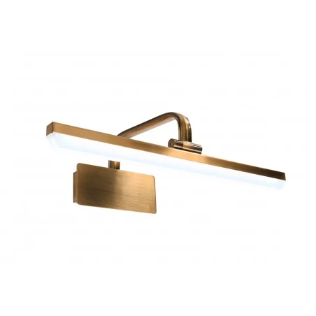 Kinkiety-lazienkowe - patynowy kinkiet o regulowanym kloszu led 8w 4000k hang 21-72894 candellux 