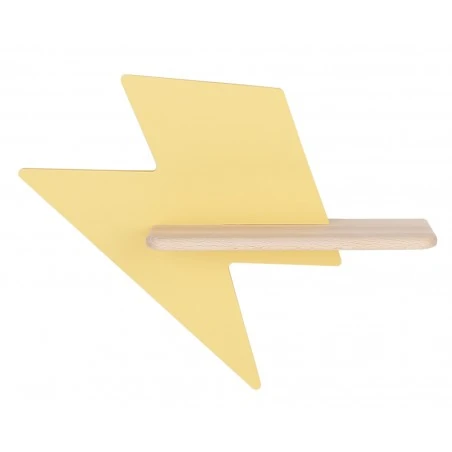 Kinkiety - kinkiet do pokoju dziecięcego - żółta błyskawica 5w 4000k led iq kids 21-75604 candellux 