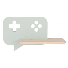 Oswietlenie-do-pokoju-dzieciecego - kinkiet w kształcie konsoli w miętowym kolorze 5w led iq kids console 21-75680 candellux 