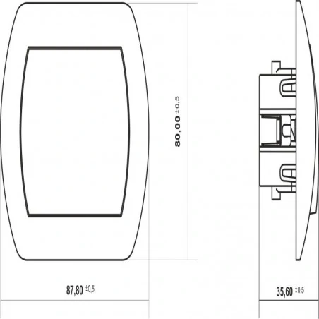 Wlaczniki-i-przyciski-dzwonkowe - 7wp-4l przycisk do dzwonka z podświetleniem trend karlik szary metalik 