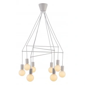 ALTO LAMPA WISZĄCA 8X40W E27 BIAŁY MATOWY