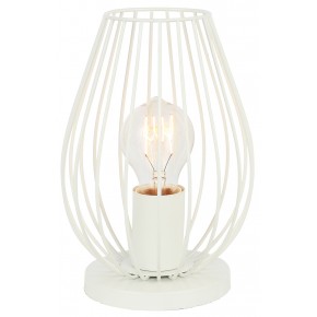 Lampki-nocne - lampa stołowo - nocna z metalowym koszyczkiem 1x60w e27 factoria 41-66725 candellux 