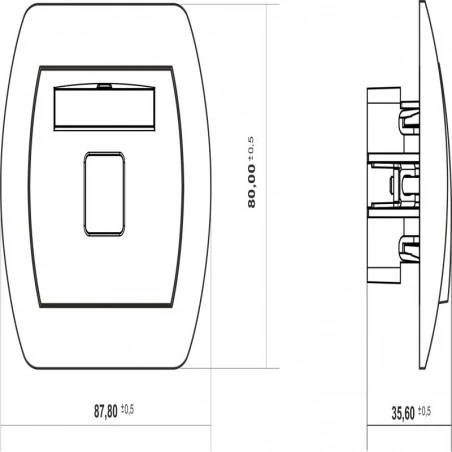 Gniazda-antenowe - gf-1 białe gniazdo antenowe satelitarne typu f trend karlik 