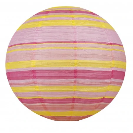 Lampy-sufitowe - papierowy abażur w odcieniu pomarańczowym i różowym kokon 70-16631 candellux 