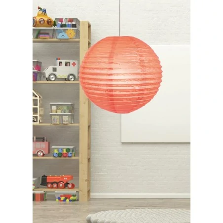 Lampy-sufitowe - morelowa lampa papierowa o średnicy 50cm kokon 70-16945 candellux 