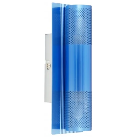 Kinkiety-do-salonu - kinkiet w błękitnym kolorze z efektem lustra 2x40w g9 emu 91-07837 candellux 