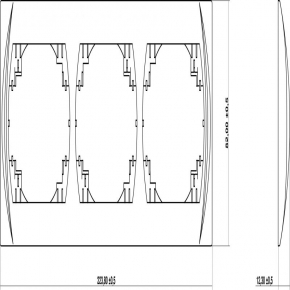 Ramki-instalacyjne - lrh-3 ramka pozioma biała pozioma logo karlik 