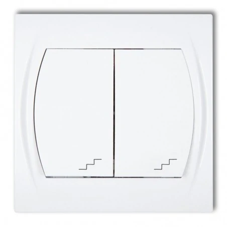 Wylaczniki-schodowe - włącznik schodowy podwójny lwp-33 logo karlik 