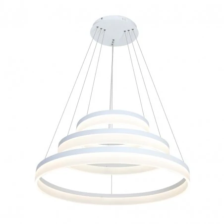 Lampy-sufitowe - lampa sufitowa wiszące koła białe 3 ring 62w eko-light 